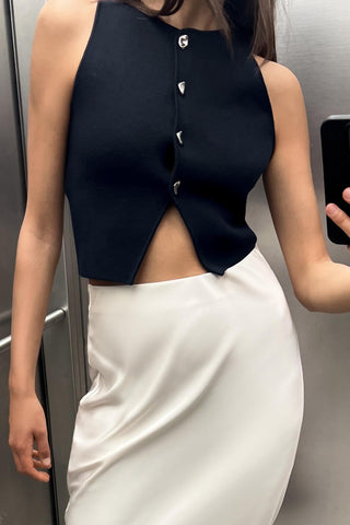Tori | Satin Midi Skirt