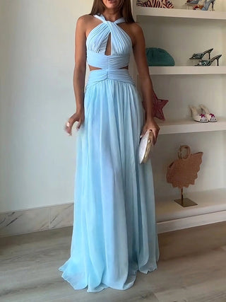 Mila | Maxi Halter Dress