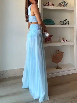 Mila | Maxi Halter Dress
