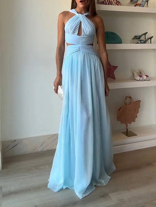 Mila | Maxi Halter Dress