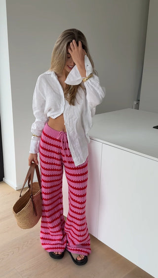 Leona | Knitted Summer Pants