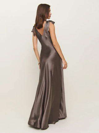 Neva | Maxi Satin Dress