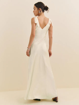 Neva | Maxi Satin Dress