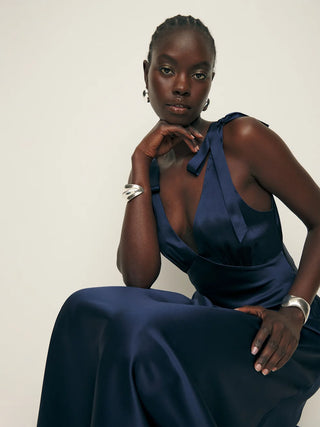 Neva | Maxi Satin Dress