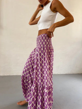 Lara | Boho Maxi Skirt