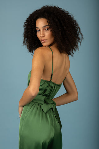 Tara | Satin Jumpsuit
