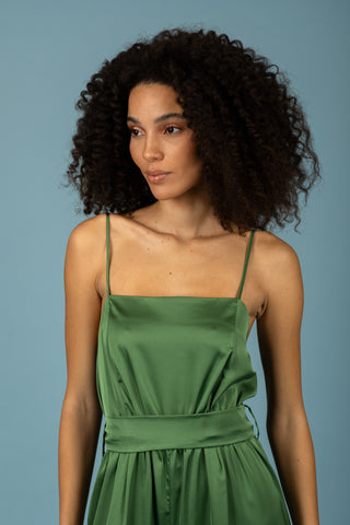 Tara | Satin Jumpsuit