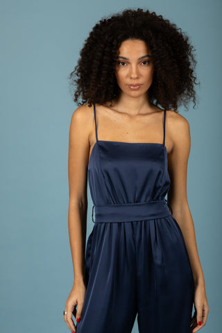 Tara | Satin Jumpsuit
