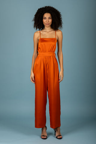 Tara | Satin Jumpsuit