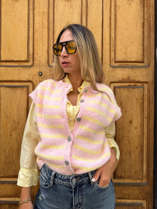 Jade | Striped Cardigan