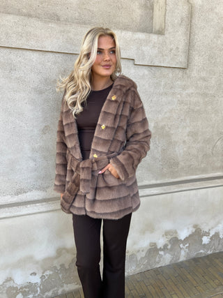 Janice | Faux Fur Jacket