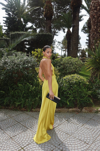 Mackenzie | Maxi Satin Dress