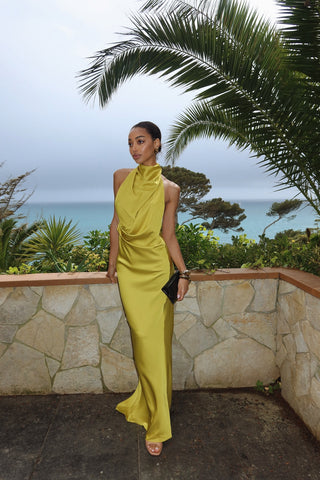 Mackenzie | Maxi Satin Dress