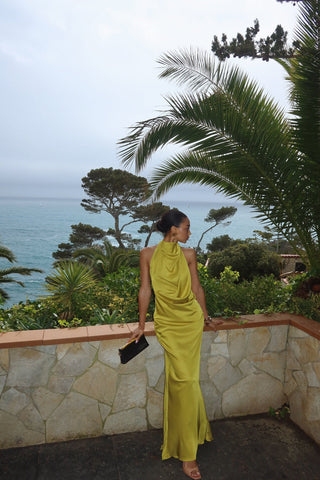 Mackenzie | Maxi Satin Dress