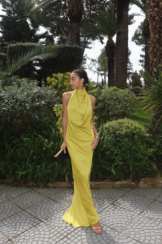 Mackenzie | Maxi Satin Dress