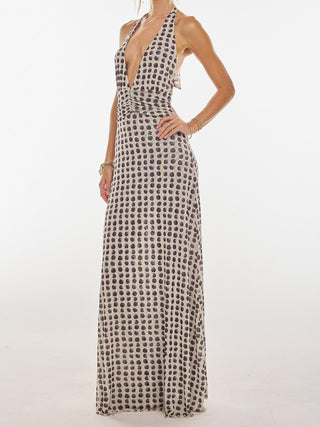 Kelly | Maxi Polka Dress