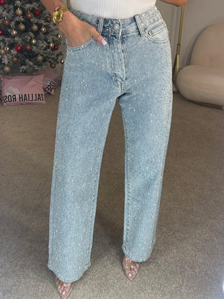 Lily | High-Waisted Diamond Jeans