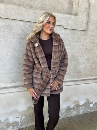 Janice | Faux Fur Jacket