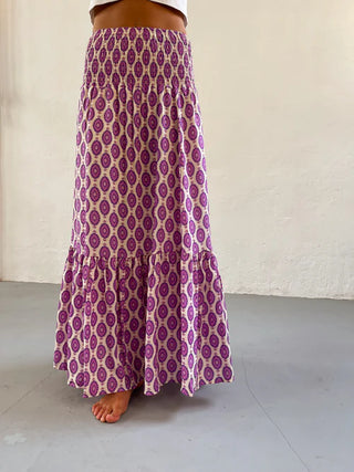 Lara | Boho Maxi Skirt