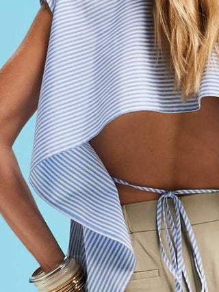 Hazel | Striped Blouse