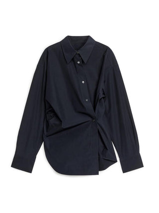Gaby | Asymmetrical Tie-Waist Blouse