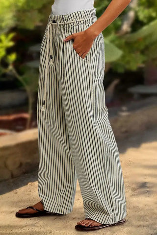Rachel | Striped Pants