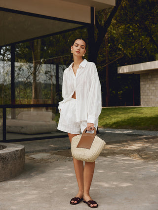 Ashley | Straw Bag