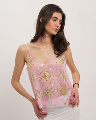Sasha | Sequin Top