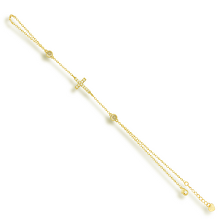 Mary | Cross Hand Chain