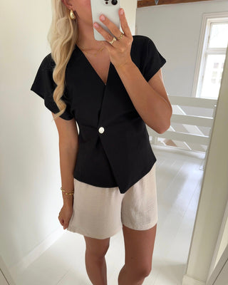 Danique | Black Blouse