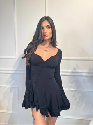 Jade | Mini Ruffle Dress