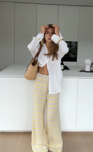 Leona | Knitted Summer Pants