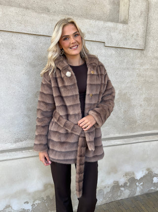 Janice | Faux Fur Jacket