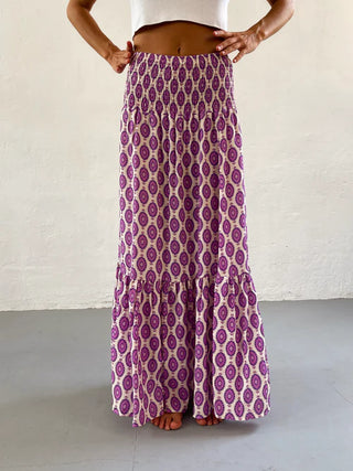 Lara | Boho Maxi Skirt