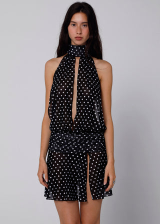 Gina | Mini Polka Dot Dress