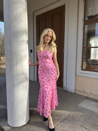 Veronica | Pink Maxi Dress