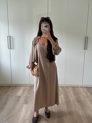Gigi | Maxi Dress & Vest