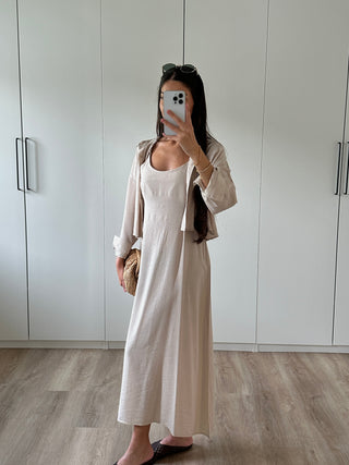 Gigi | Maxi Dress & Vest