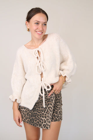 Romy | Leopard Mini Skort