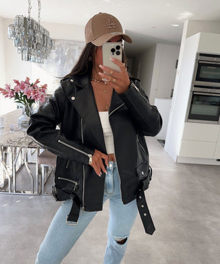 Macie | Leather Jacket