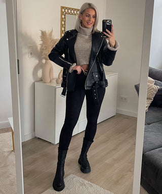 Macie | Leather Jacket