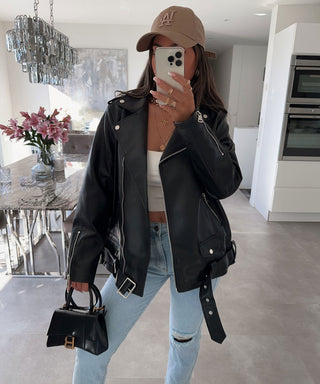 Macie | Leather Jacket