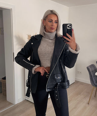 Macie | Leather Jacket