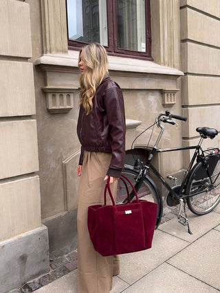 Ashley | Suède Shopper