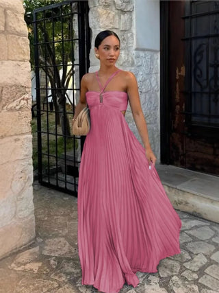 Louisa | Maxi Halter Dress