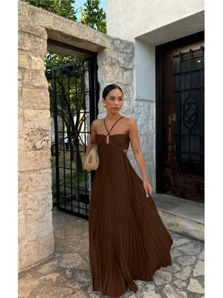 Louisa | Maxi Halter Dress