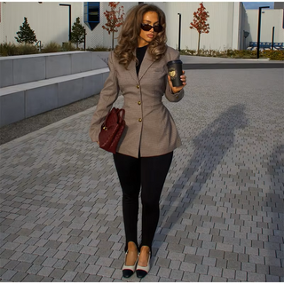 Danique | Plaid Blazer