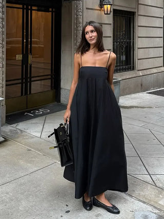 Amber | Black Maxi Dress