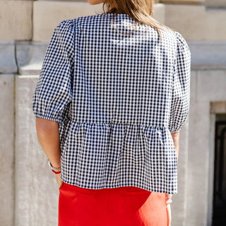 Tatum | Lace-up Blouse