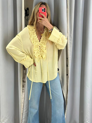 Janna | Ruffle Blouse